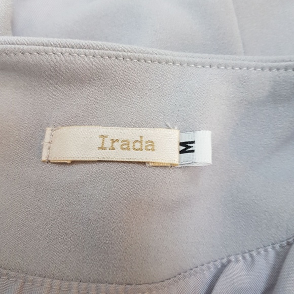 Irada Grey Crop Top Blouse size M - Picture 6 of 6